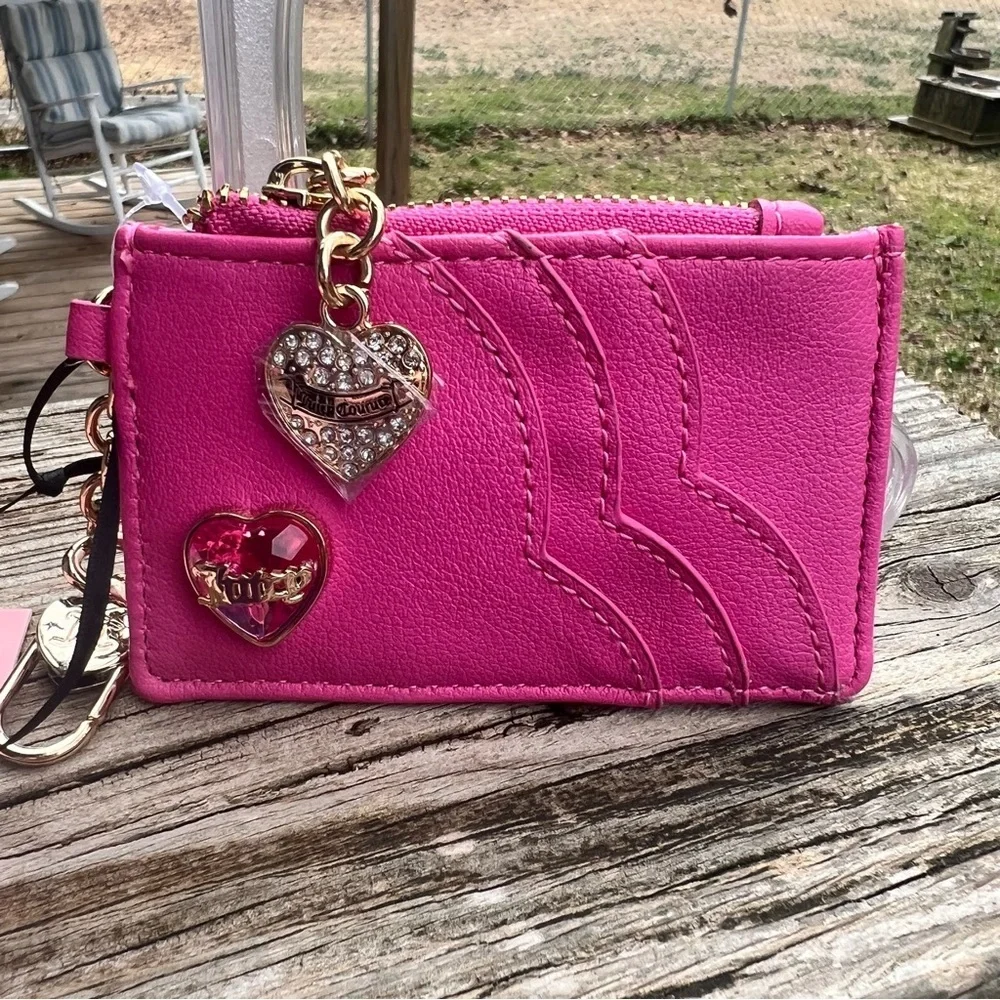 Juicy Couture colorful love elongated CC holder